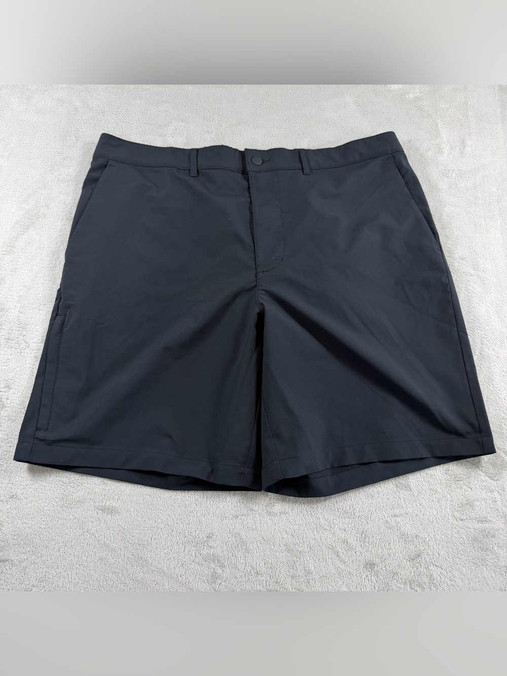 Gerry Tech Shorts Mens 40 Black Hiking Golf Outdoors Cargo Zip Pockets Comfort